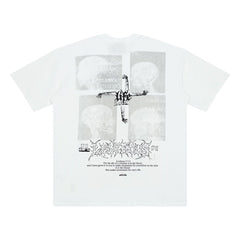 Hellstar Centipede Orange Head White Tee