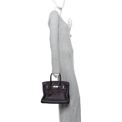 Taurillon Clemence Birkin 30 Raisin