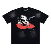 Hellstar Vintage Space Skull Knife Washed Black Tee