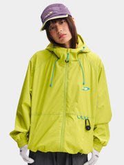 EchoDeck - Unisex Teflon® Triple-Defense Colorblock Drawstring Jacket