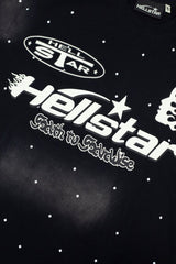 Hellstar Faith to Paradise Star Dye Black Tee