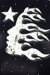 Hellstar Faith to Paradise Star Dye Black Tee