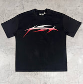 Hellstar Gradient Blade Logo Black Tee