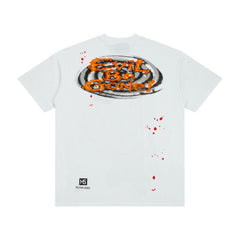 Hellstar Palm Eye Freak Monster White Vintage Graphic Tee