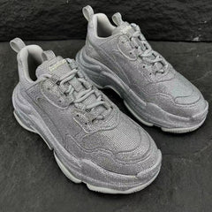 Balenciaga Triple S Sneaker Rhinestones 'Dark Grey'