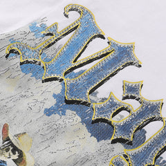 Majestik “Wild West” Skeleton Cowboys Vintage Tee