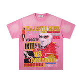 Majestik “Moto vs. Everybody” Vintage Pink Tee