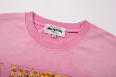 Majestik “Moto vs. Everybody” Vintage Pink Tee