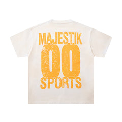 Majestik “Paradise” Supercar Vintage Tee(Off-White / Cream)