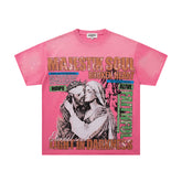 Majestik “Soul & Light in Darkness” Vintage Tee(Pink)