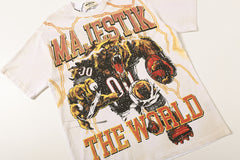 Majestik “Gridiron Bear” The World Vintage Tee