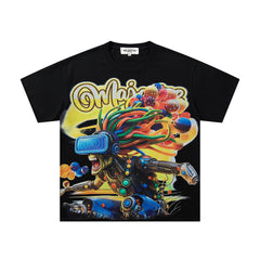 Majestik “Cyber VR” Rhinestone Graphic Tee