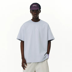 FPA Sports 7A Antibacterial Fast Dry Ice Short Sleeve China-Chic Summer Loose Round Neck Casual Couple Black T-shirt
