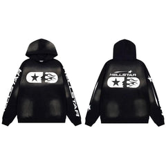 Hellstar Capsule Logo Black Hoodie