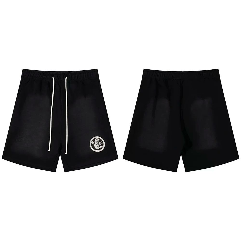 Hellstar Minimalist Star Logo Shorts black