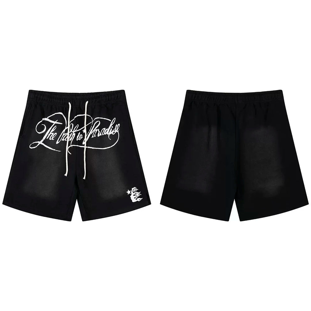 Hellstar "Path to Paradise" Graphic Shorts black