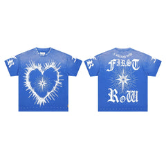 First Row “A Second Now” Heart & Compass Vintage Tee