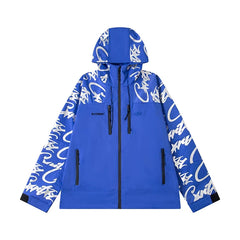 Corteiz Devil's Island Stormtrooper Waterproof Jacket Blue
