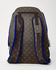 Louis Vuitton Limited Edition Monogram Blue Fleece Pack Marc Newson Backpack