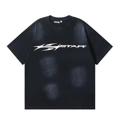 Hellstar Circle Flame Face Logo Tee & Shorts Set