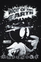 Hellstar Not Of This Earth Cartoon Black Tee