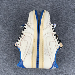 Fragment Design x Travis Scott x Air Jordan 1 Retro Low OG SP 'Sail Military Blue' (B-Grade)