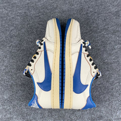 Fragment Design x Travis Scott x Air Jordan 1 Retro Low OG SP 'Sail Military Blue' (B-Grade)