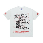 Hellstar Studios Scorpion Star Splatter Graphic T‑Shirt