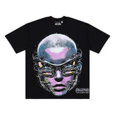 Hellstar Cyberpunk Goggle Portrait Black Tee