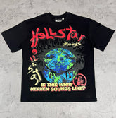 Hellstar Records Earth Headphone Black Tee