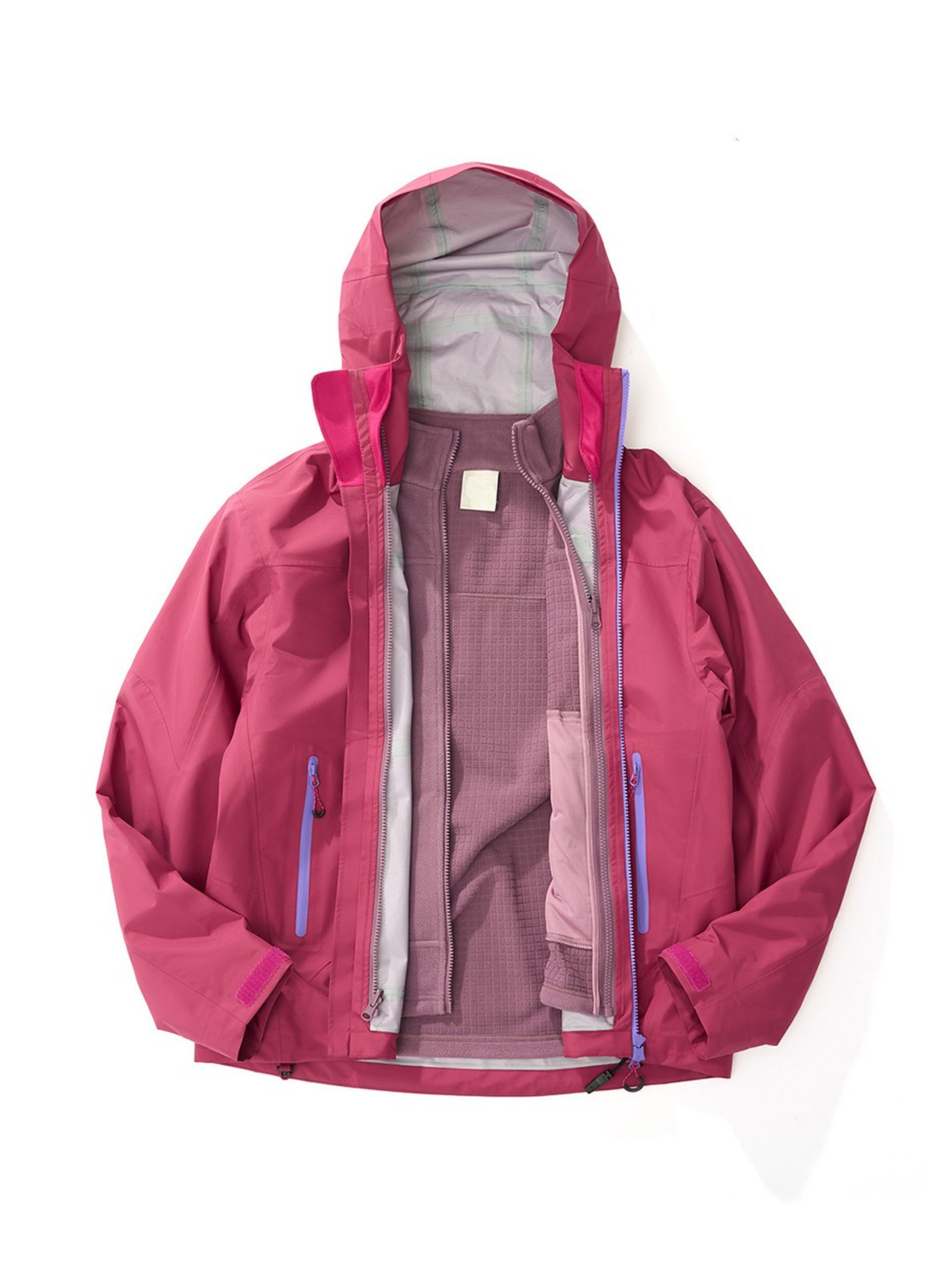 CampGlove - Unisex 3-in-1 Fleece 15K Waterproof Hard Shell Jacket
