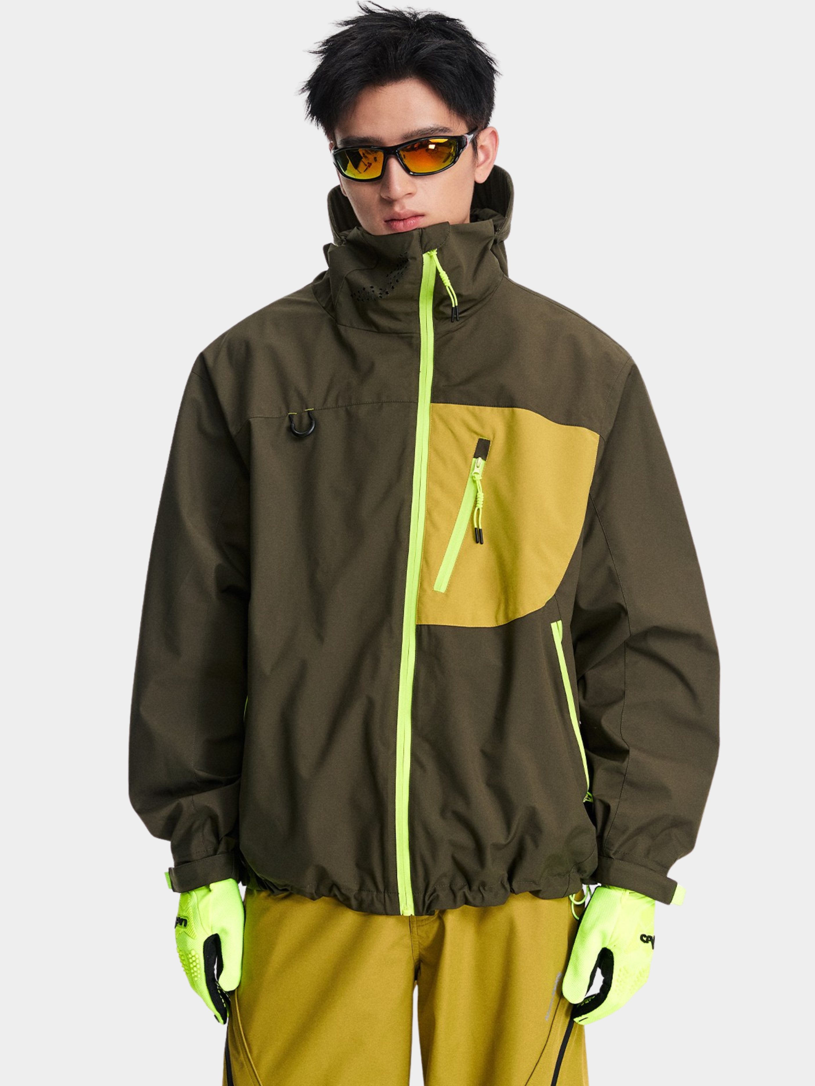 EchoPort - Unisex Water-Repellent & Windproof Colorblock Hard Shell Jacket