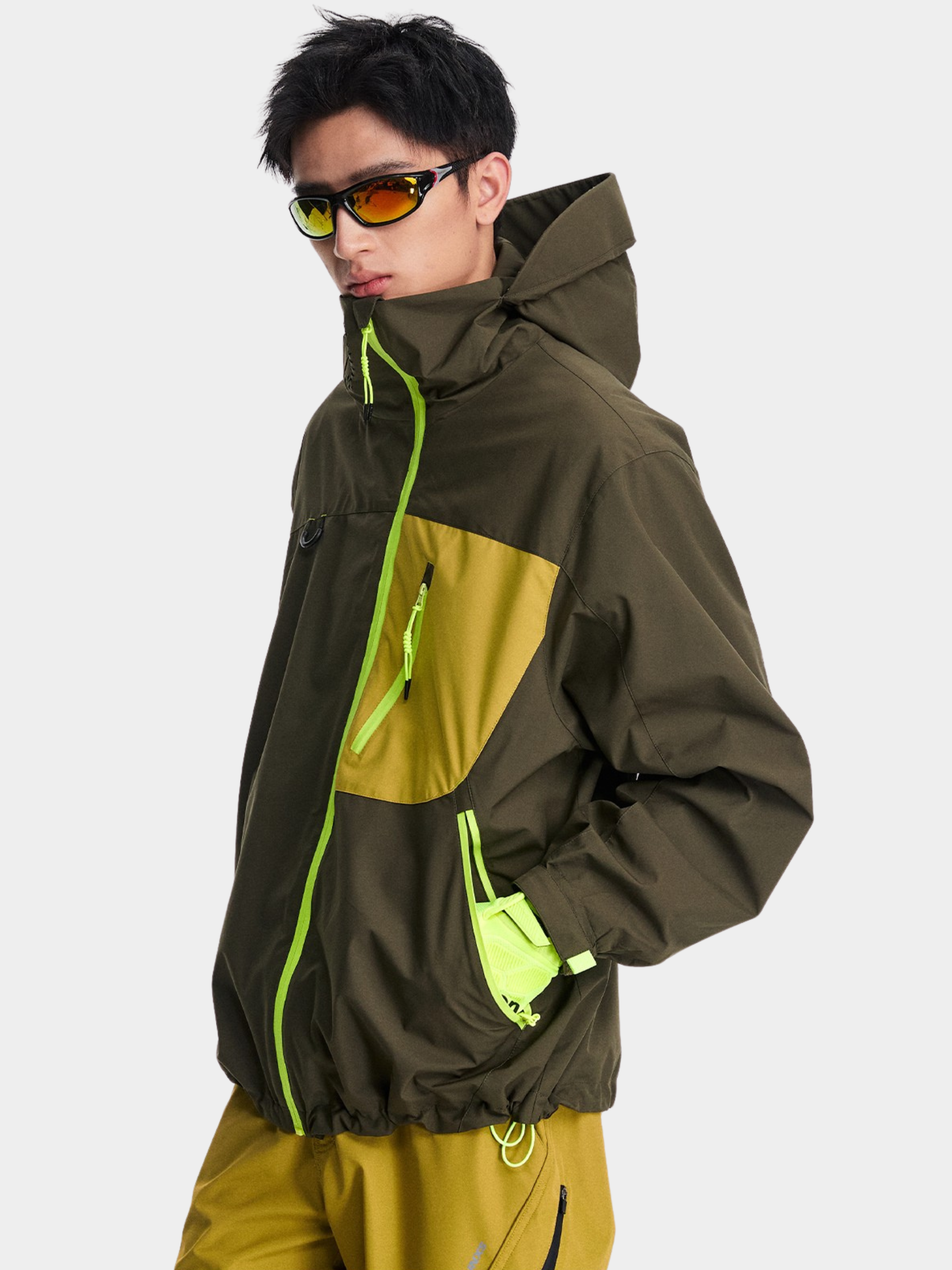 EchoPort - Unisex Water-Repellent & Windproof Colorblock Hard Shell Jacket