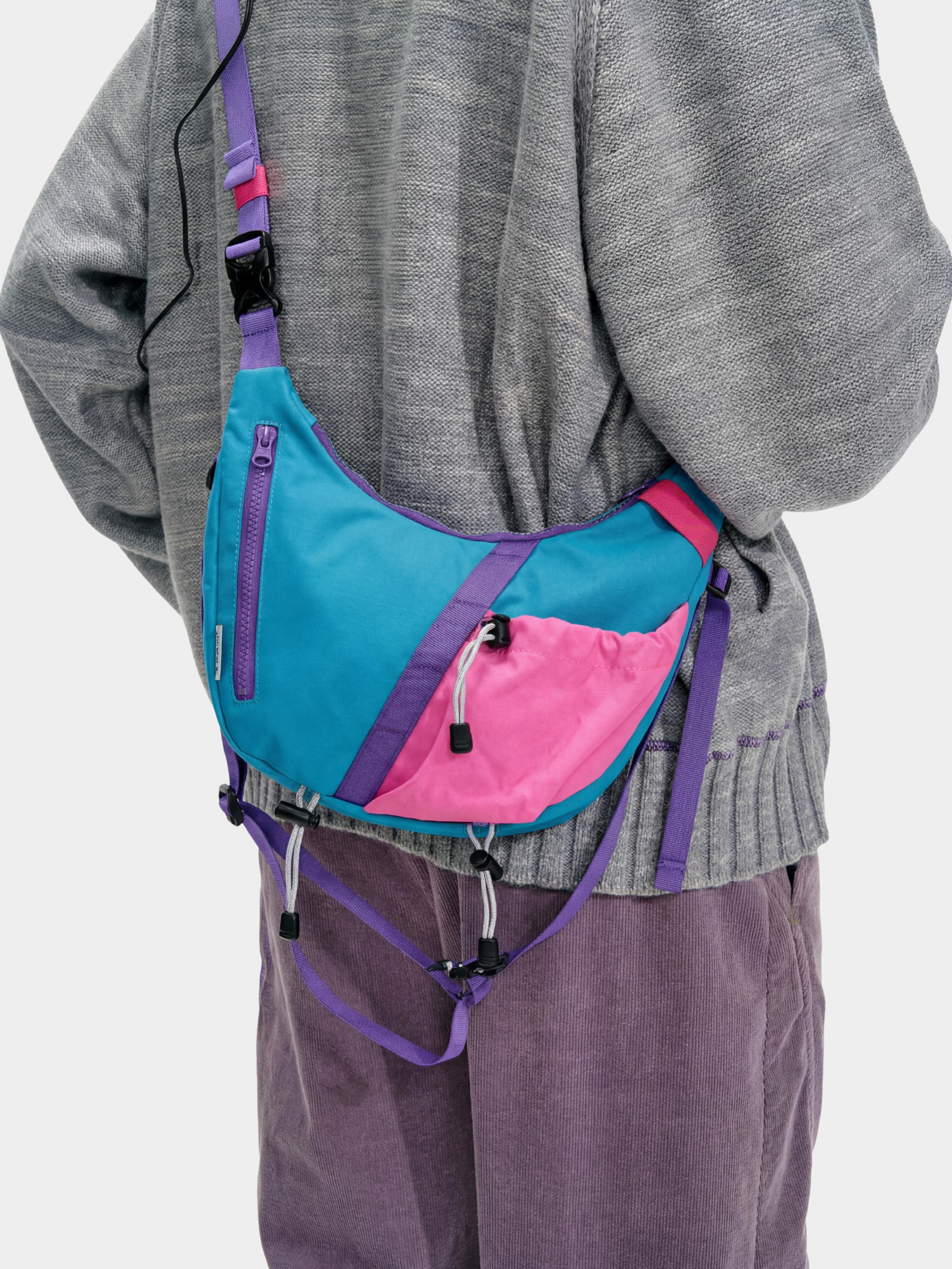Feralwind - Multi-Functional Colorblock Crossbody Bag
