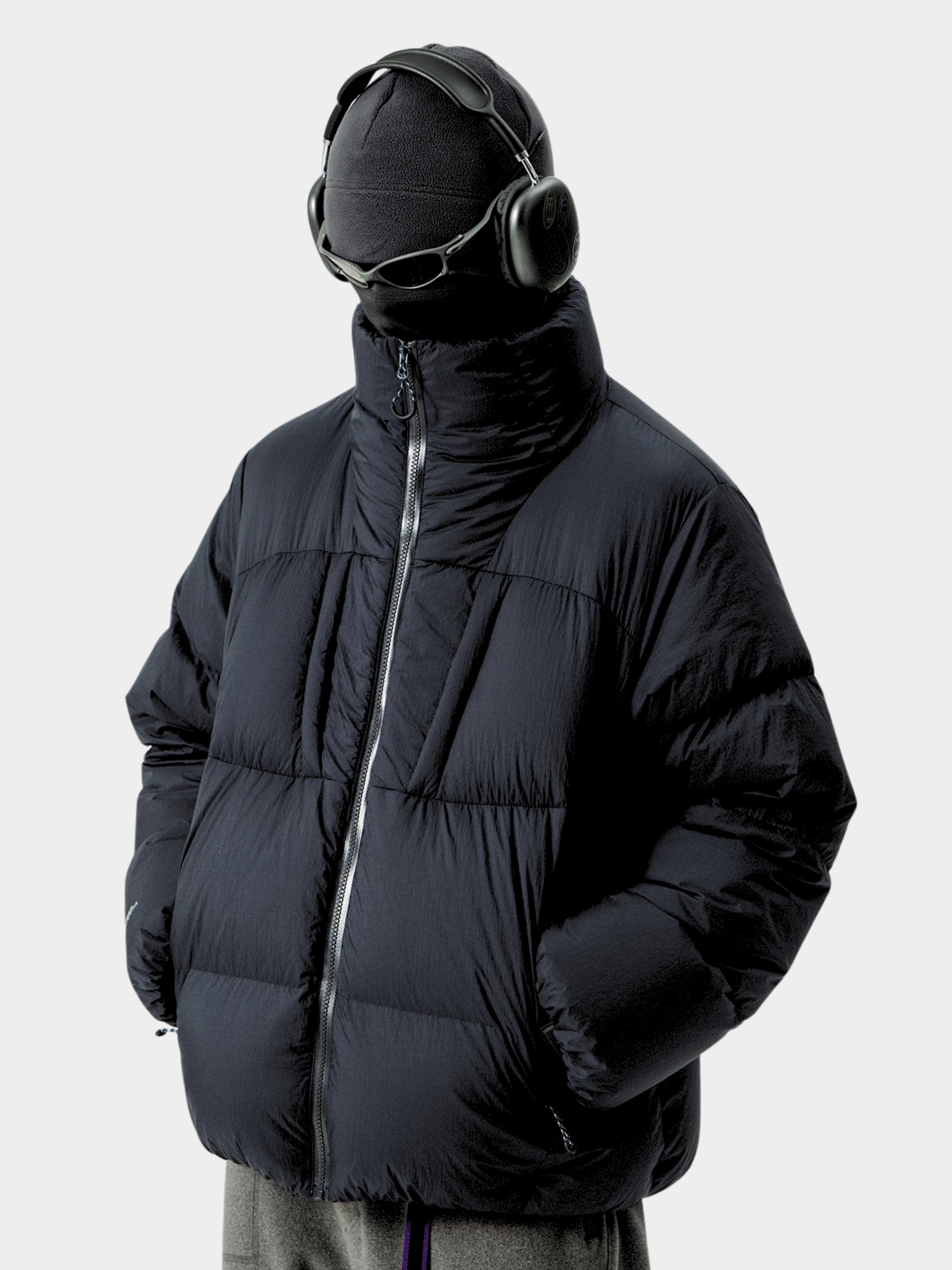 CougarStep - 95% White Goose Down Triple-Protection Stand Collar Jacket