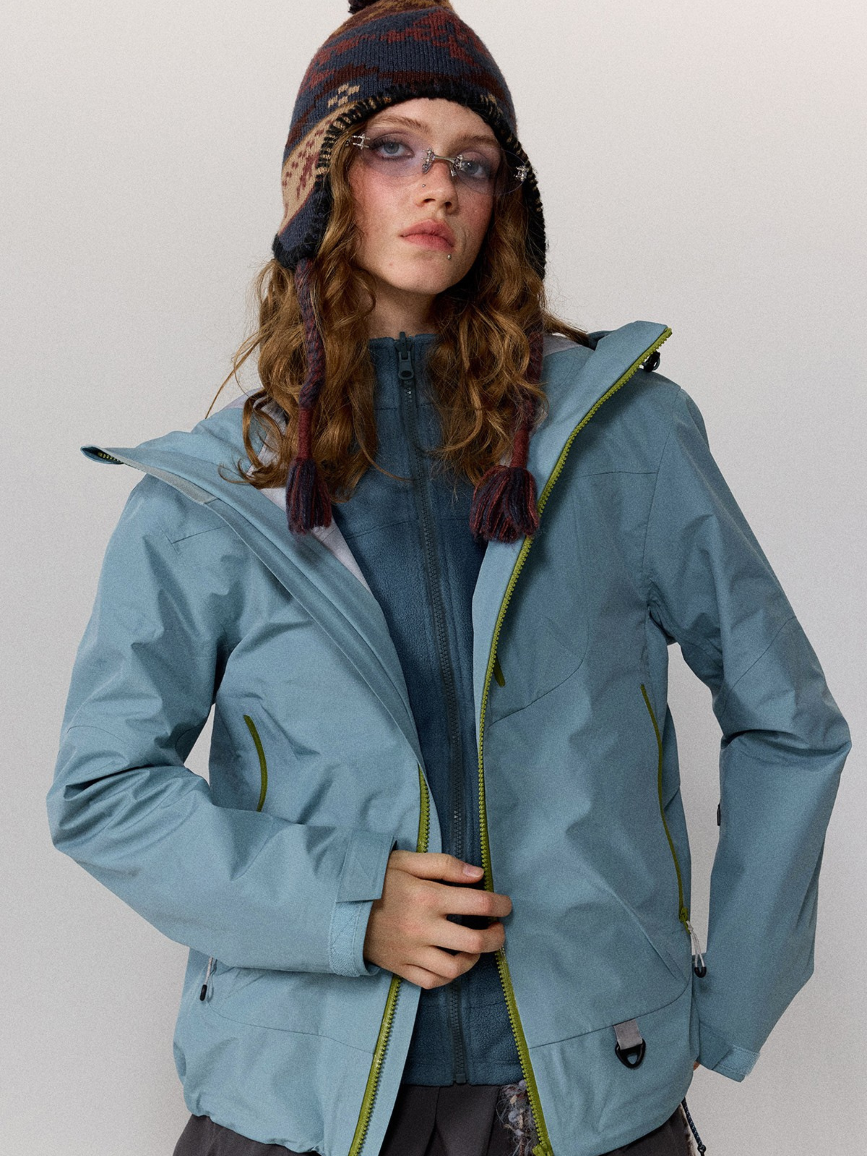 Emberpath - Unisex Waterproof 3-in-1 Fleece Hard Shell Jacket