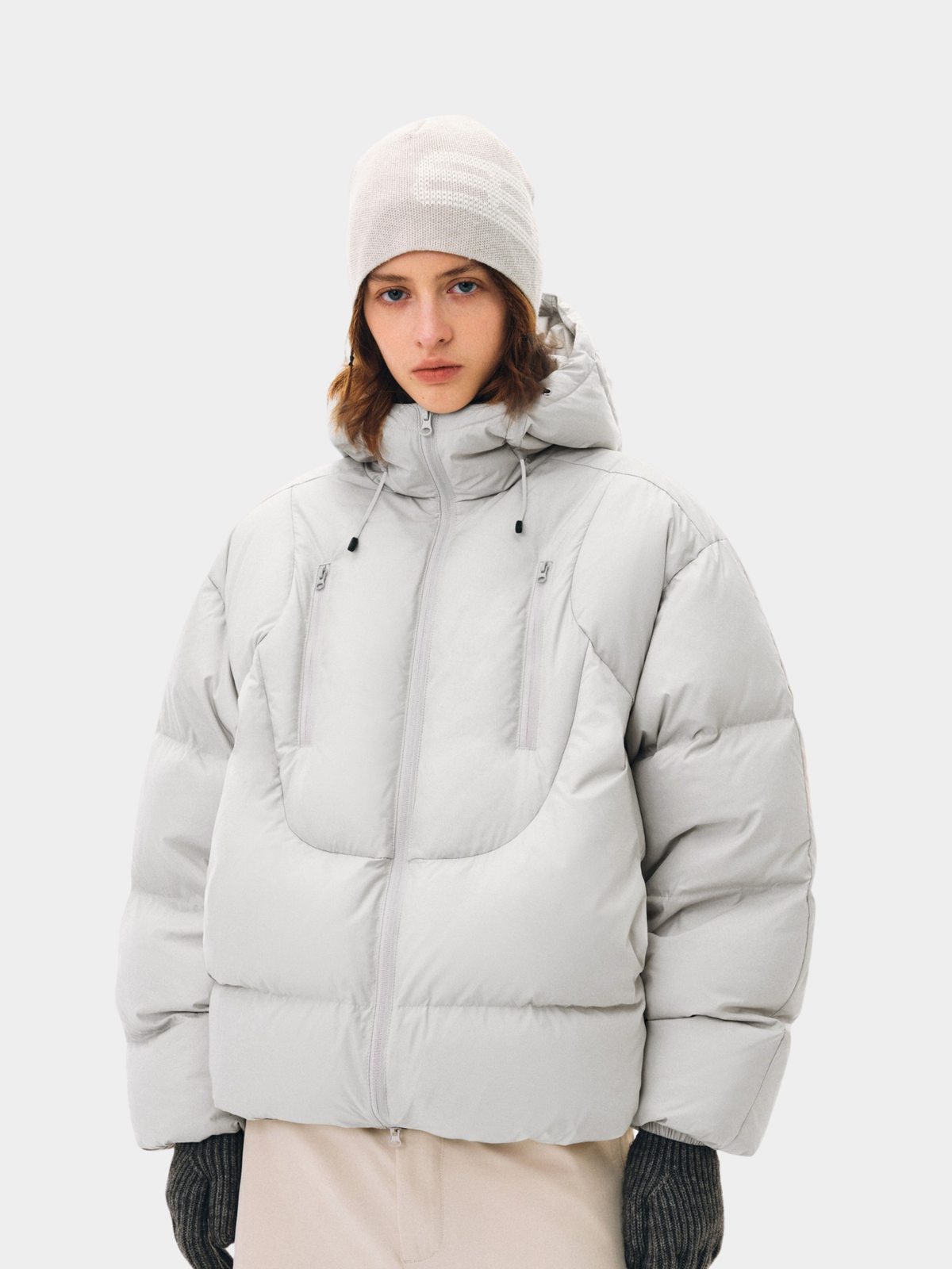 Emberfrost - Unisex 90% White Duck Down Dual-Zip Down Jacket