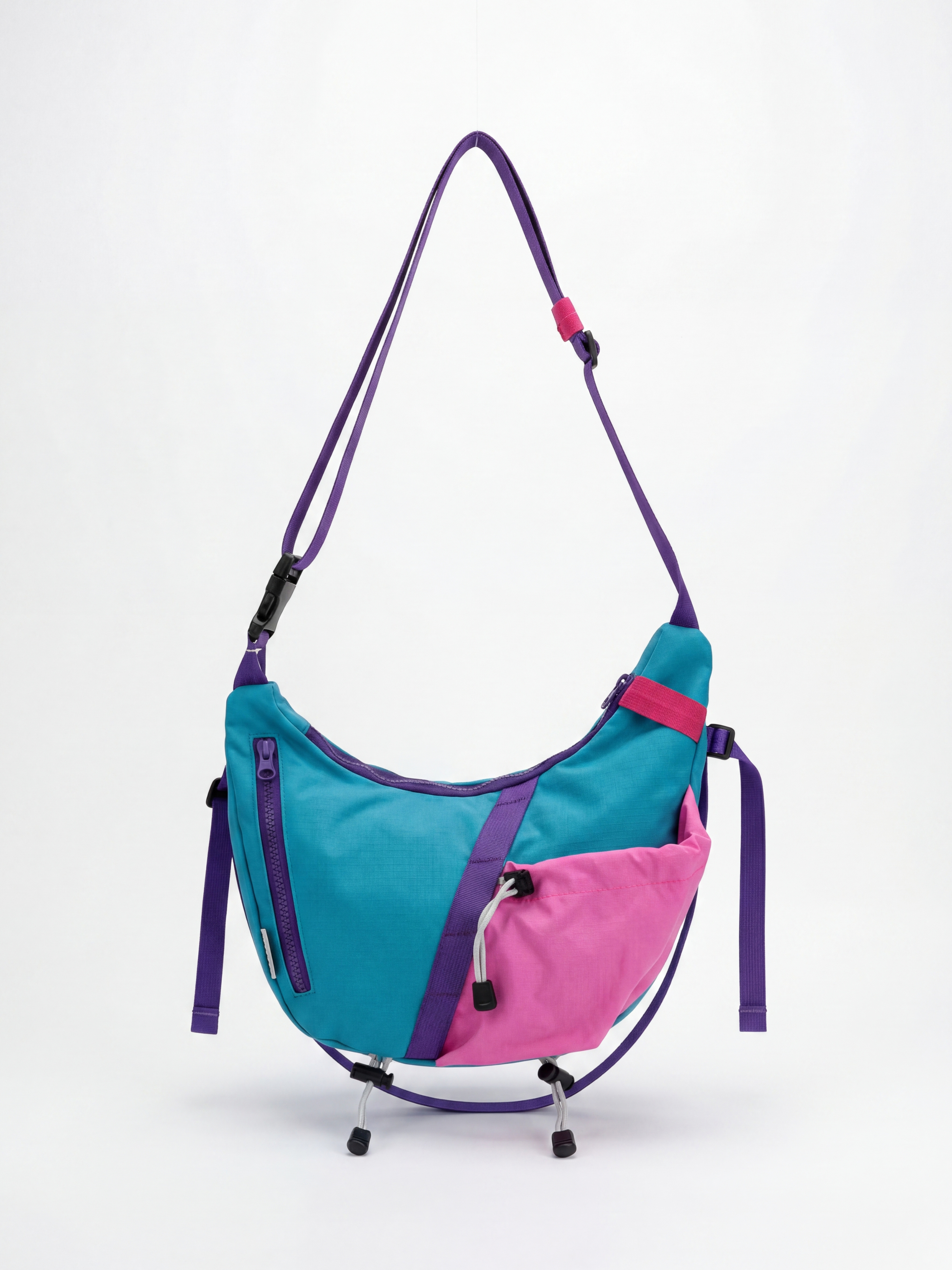 Feralwind - Multi-Functional Colorblock Crossbody Bag
