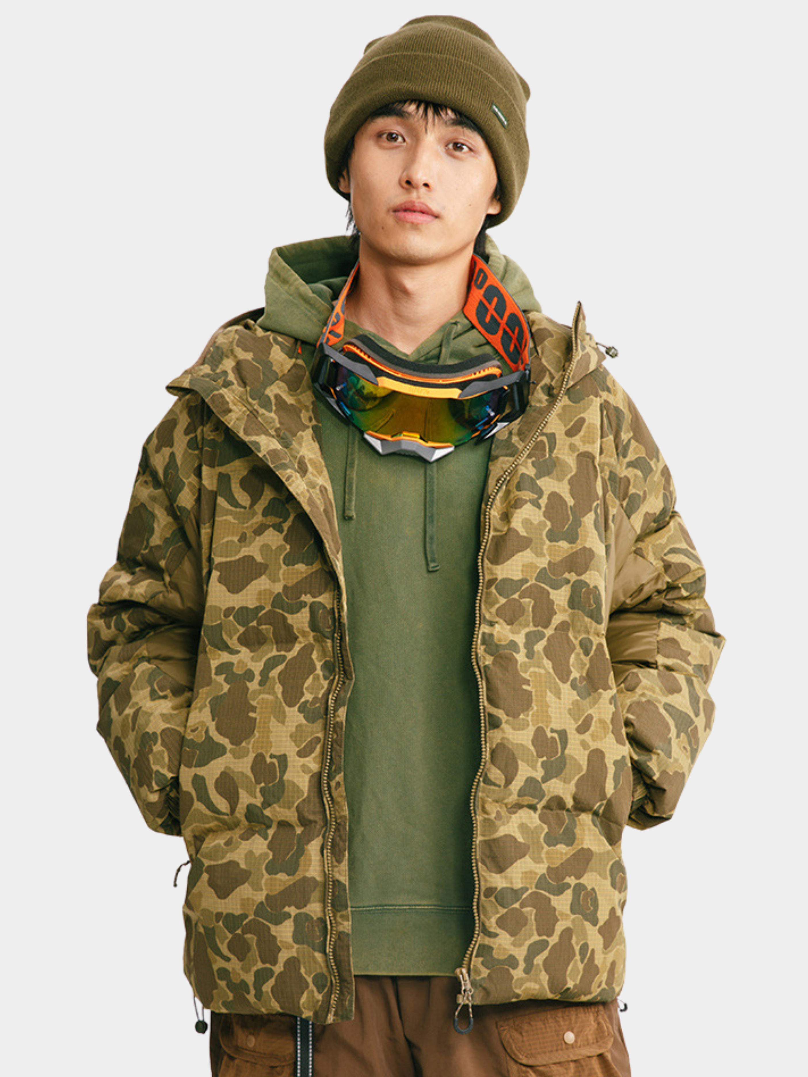 CanyonDeck -  Unisex Triple Protection Tactical Camouflage 90% Duck Down Jacket