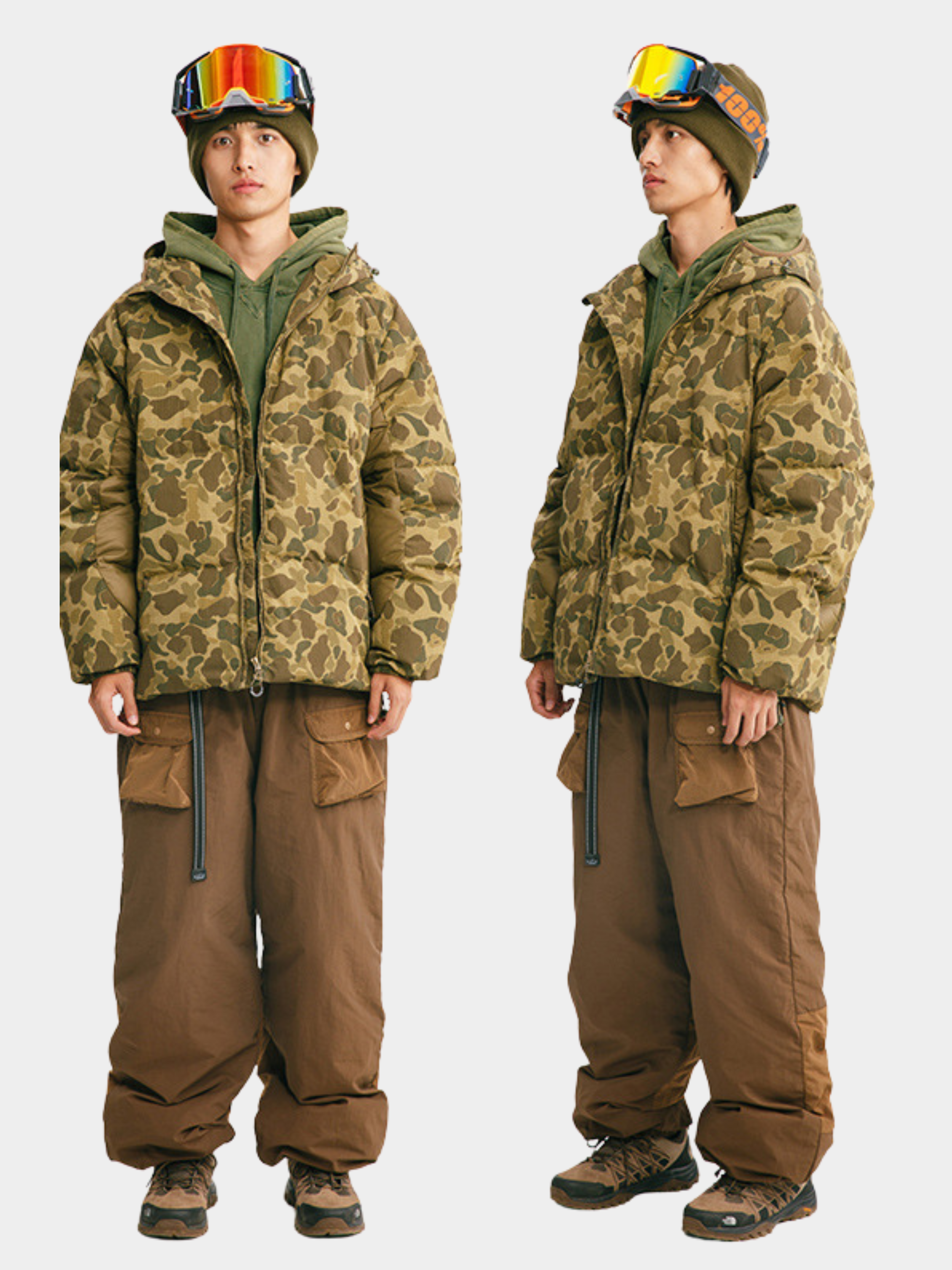 CanyonDeck -  Unisex Triple Protection Tactical Camouflage 90% Duck Down Jacket