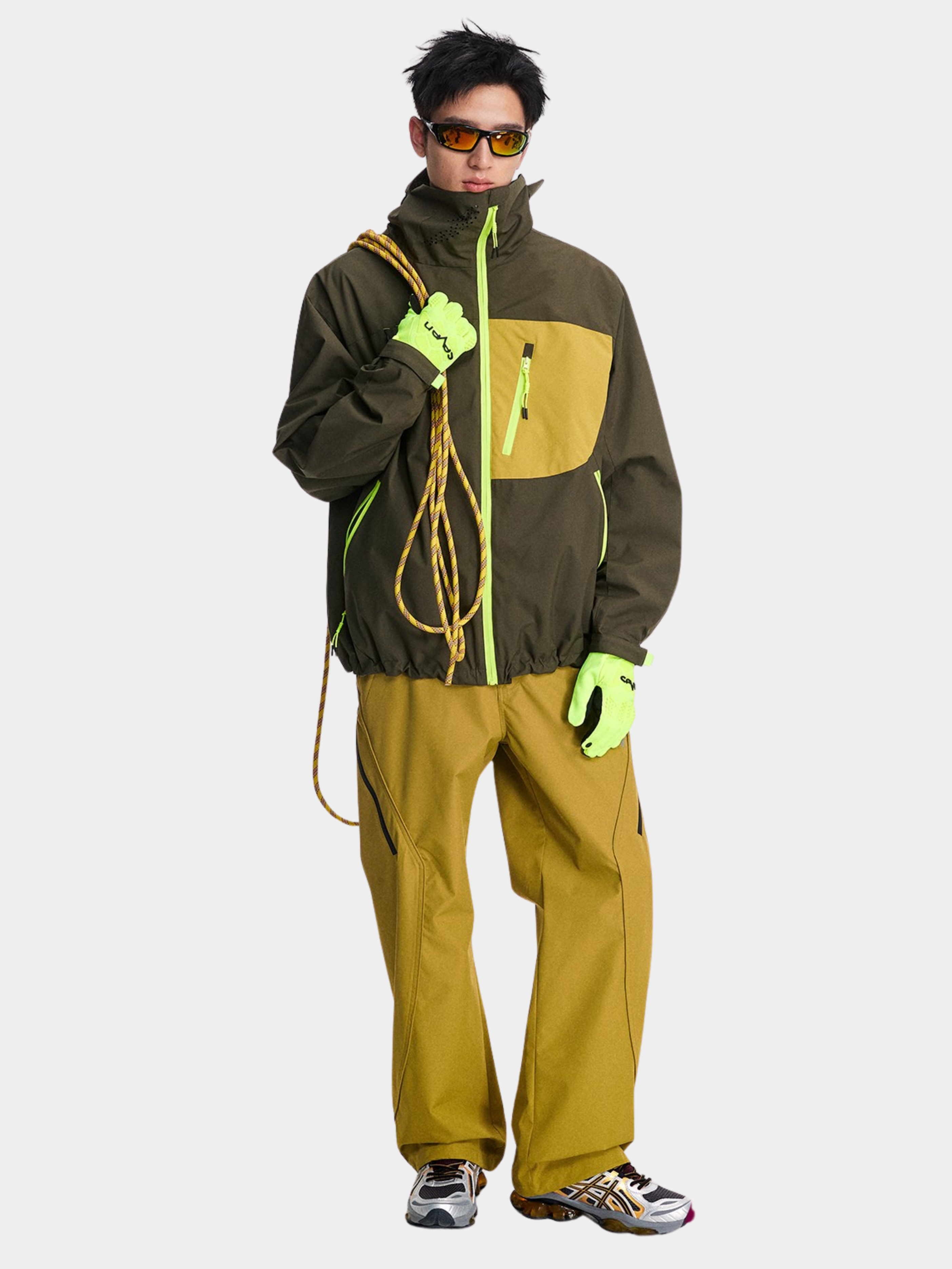 EchoPort - Unisex Water-Repellent & Windproof Colorblock Hard Shell Jacket
