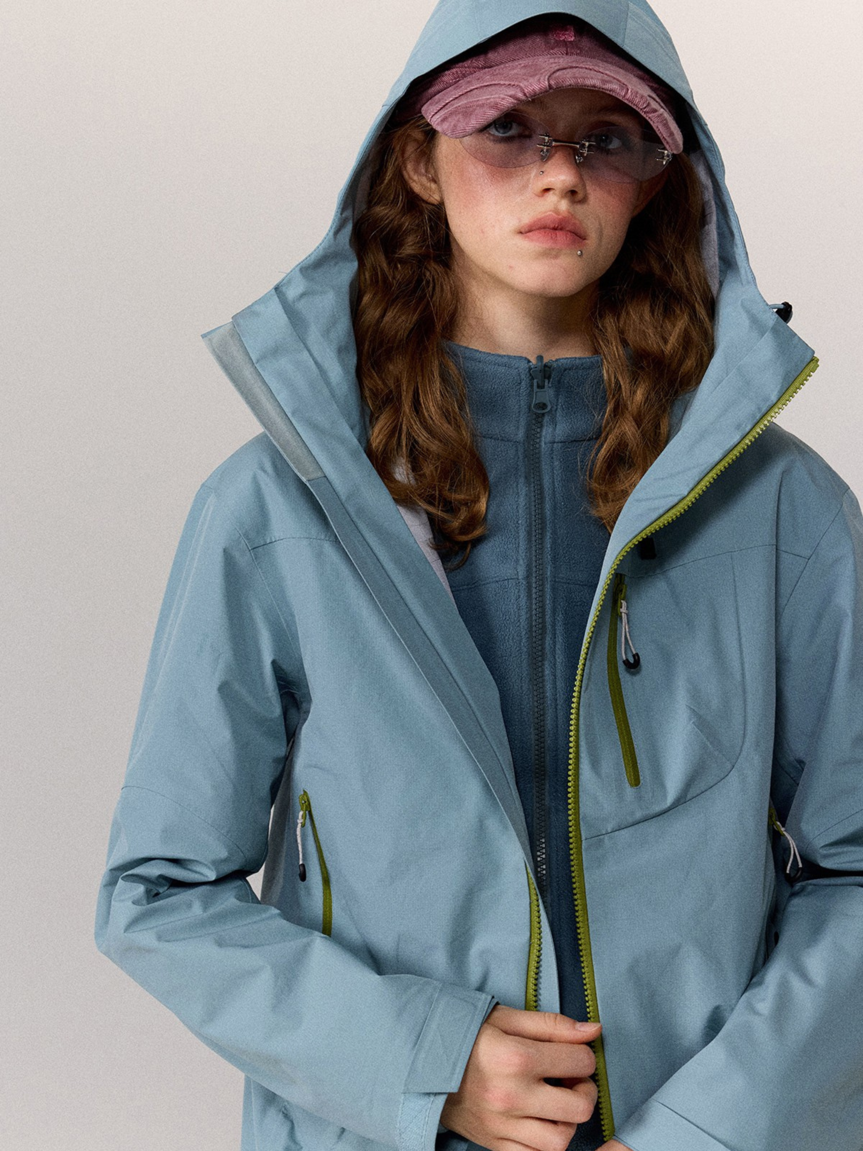 Emberpath - Unisex Waterproof 3-in-1 Fleece Hard Shell Jacket