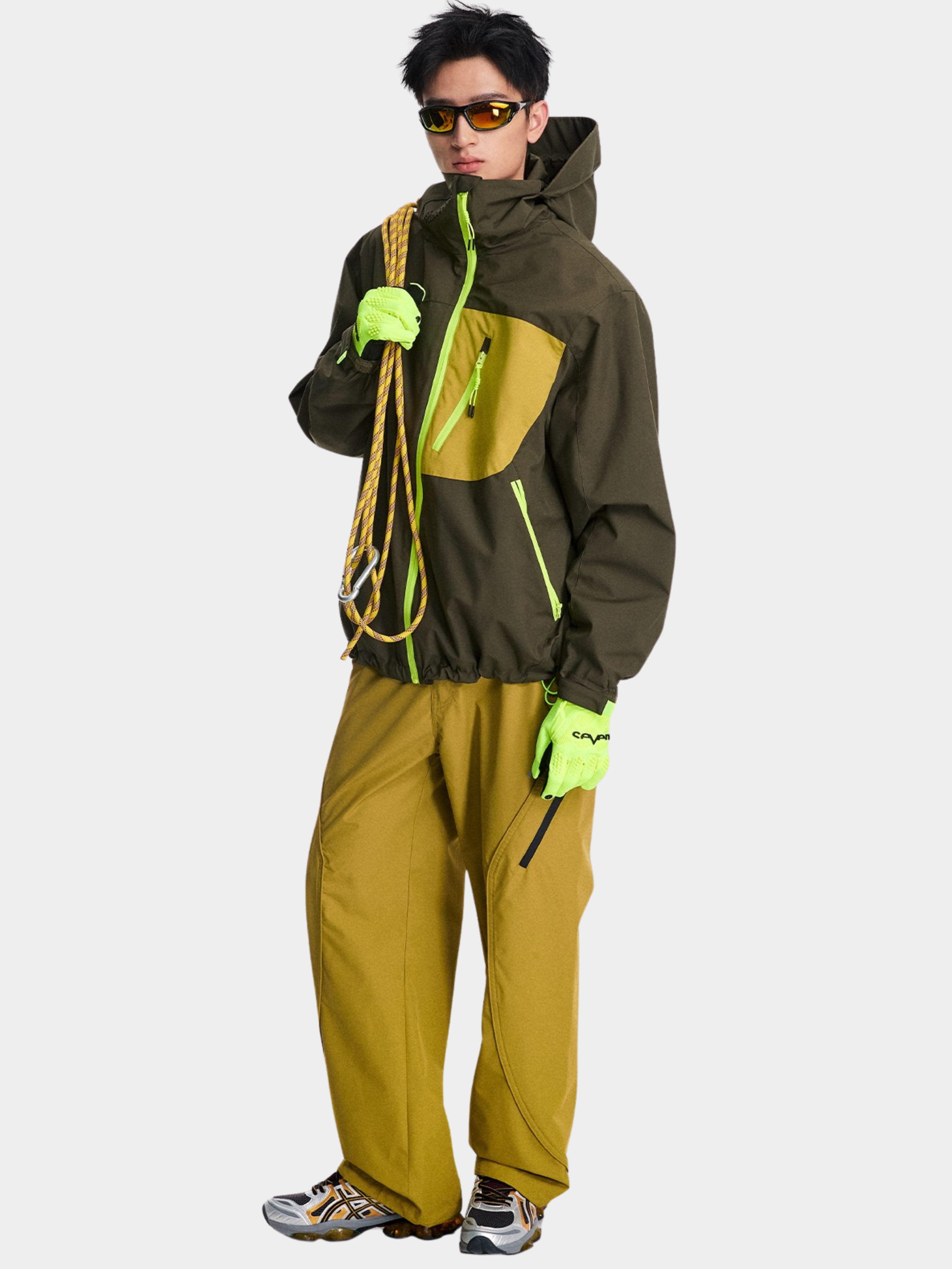 EchoPort - Unisex Water-Repellent & Windproof Colorblock Hard Shell Jacket