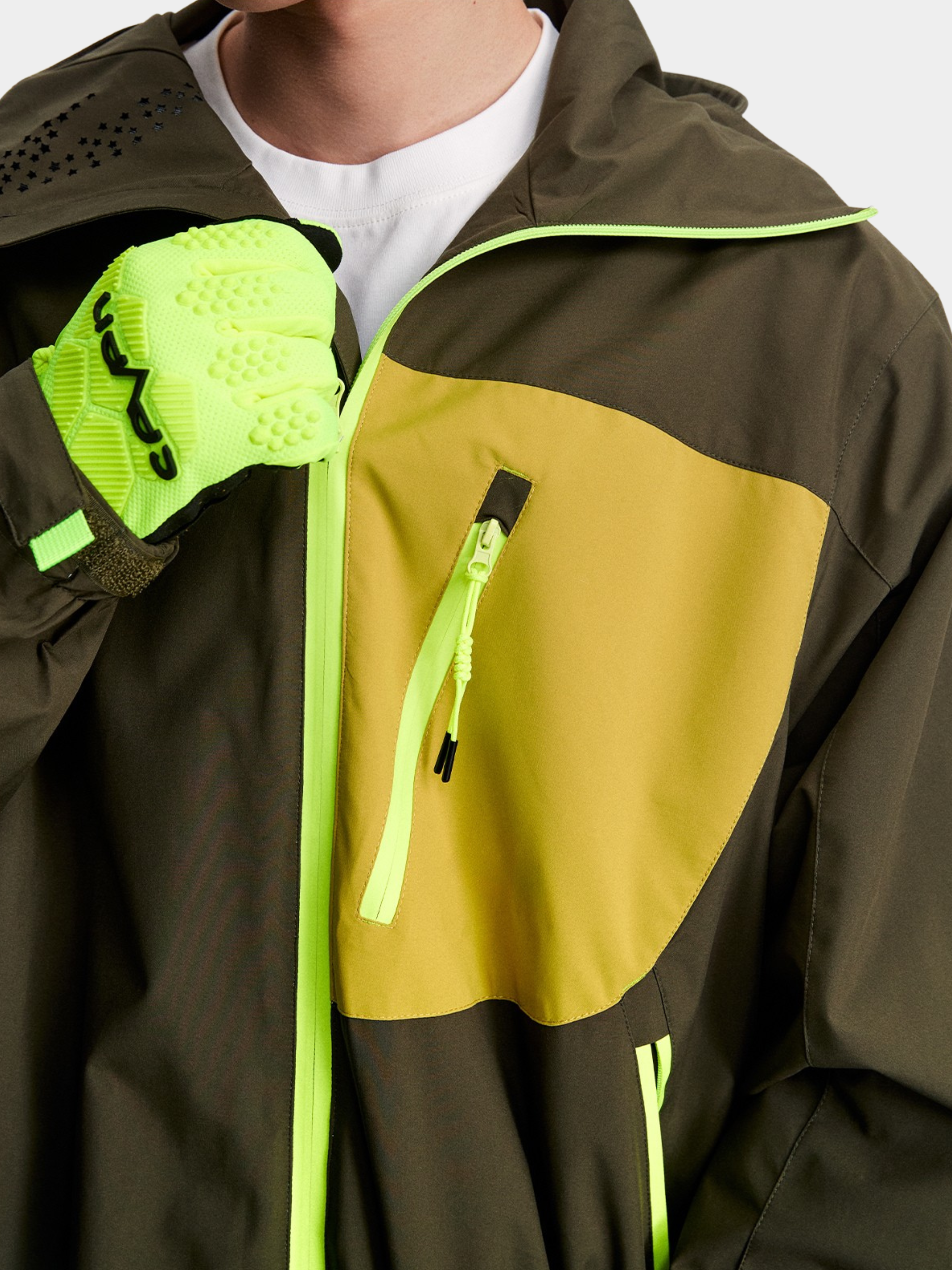EchoPort - Unisex Water-Repellent & Windproof Colorblock Hard Shell Jacket