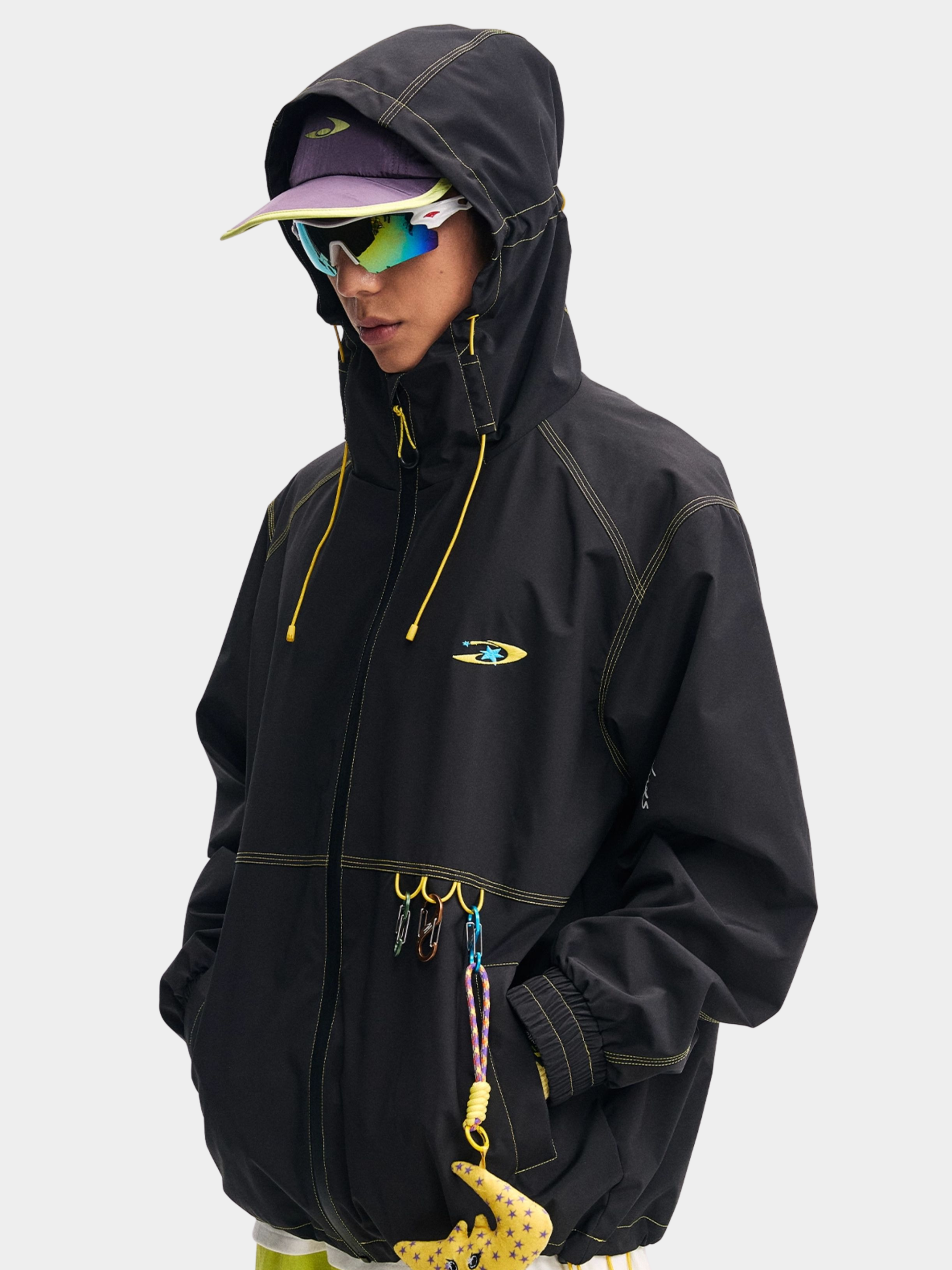 EchoDeck - Unisex ColorBlock Teflon™ Triple-Defense Shell Jacket