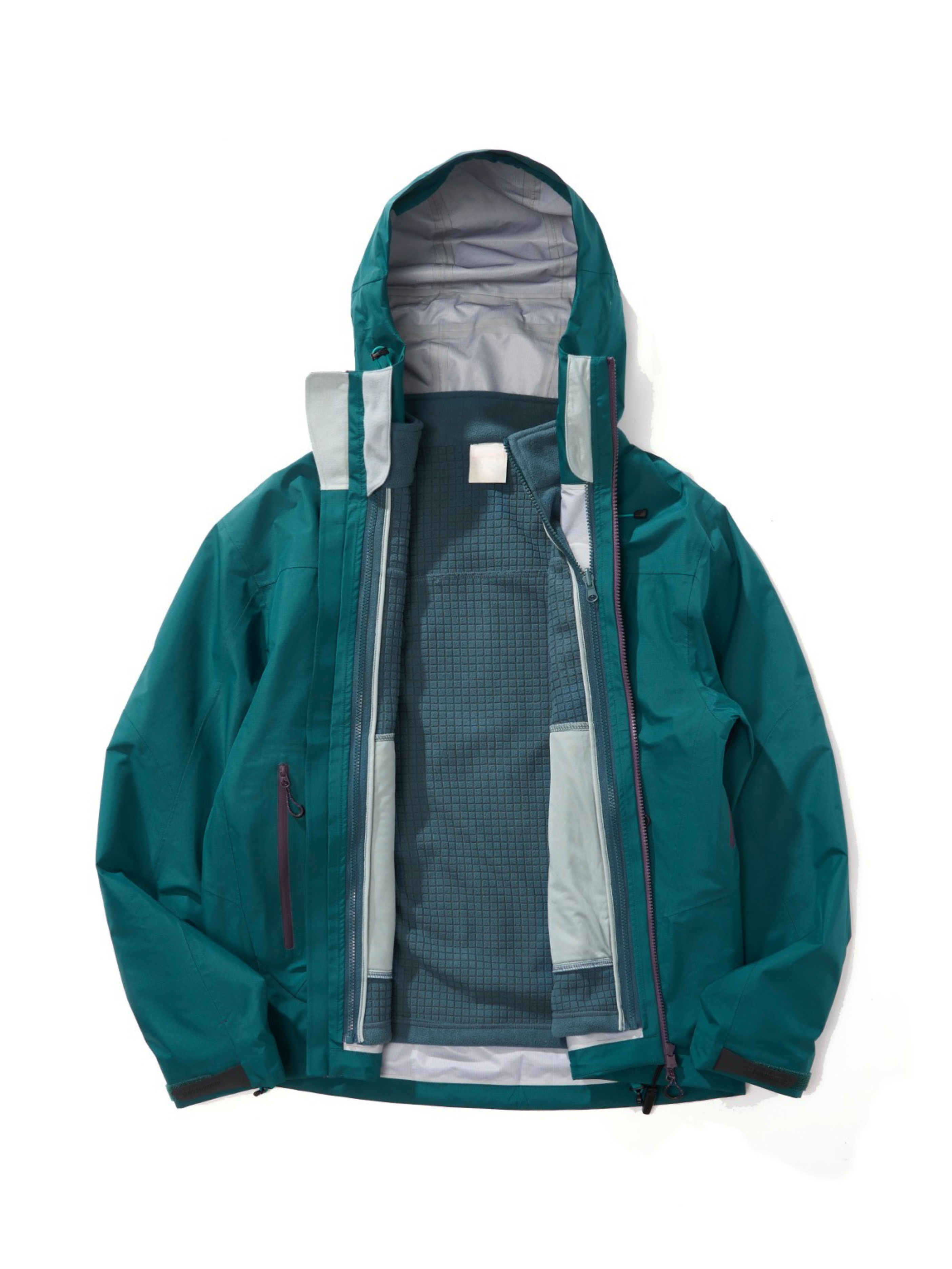 CampGlove - Unisex 3-in-1 Fleece 15K Waterproof Hard Shell Jacket
