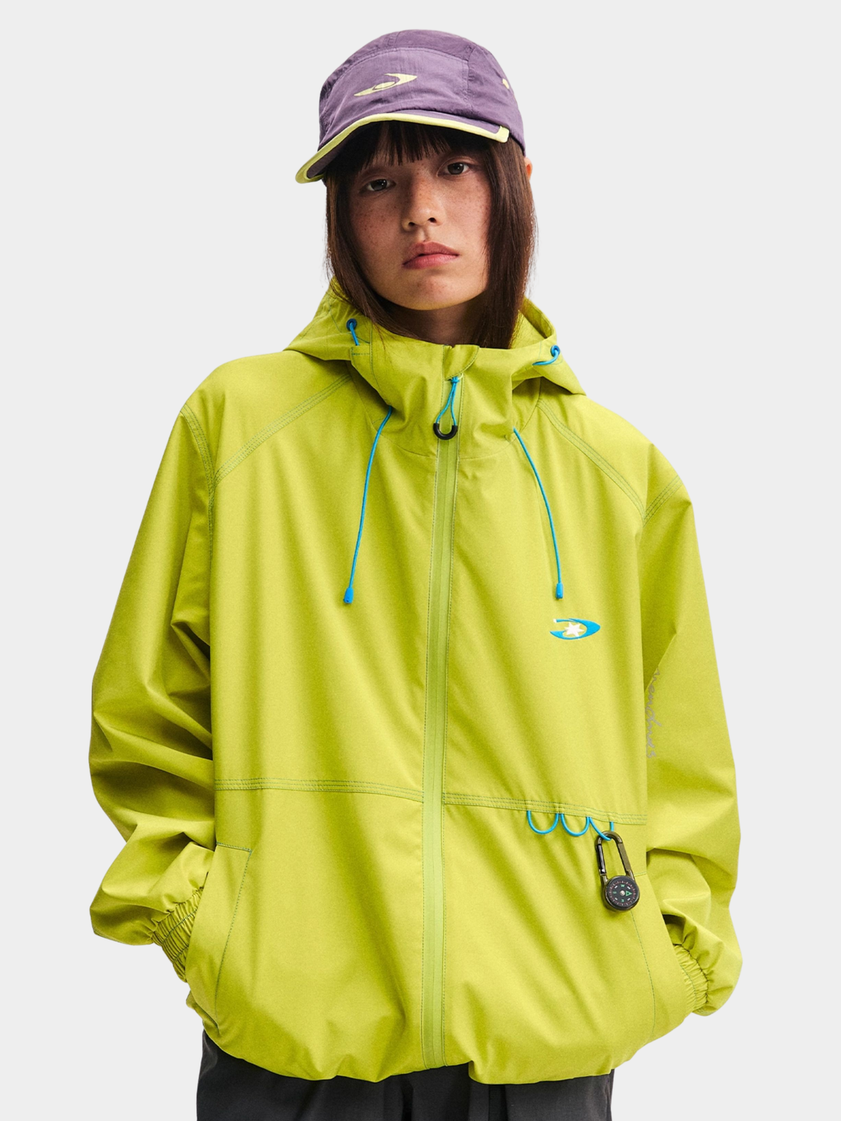EchoDeck - Unisex Teflon® Triple-Defense Colorblock Drawstring Jacket