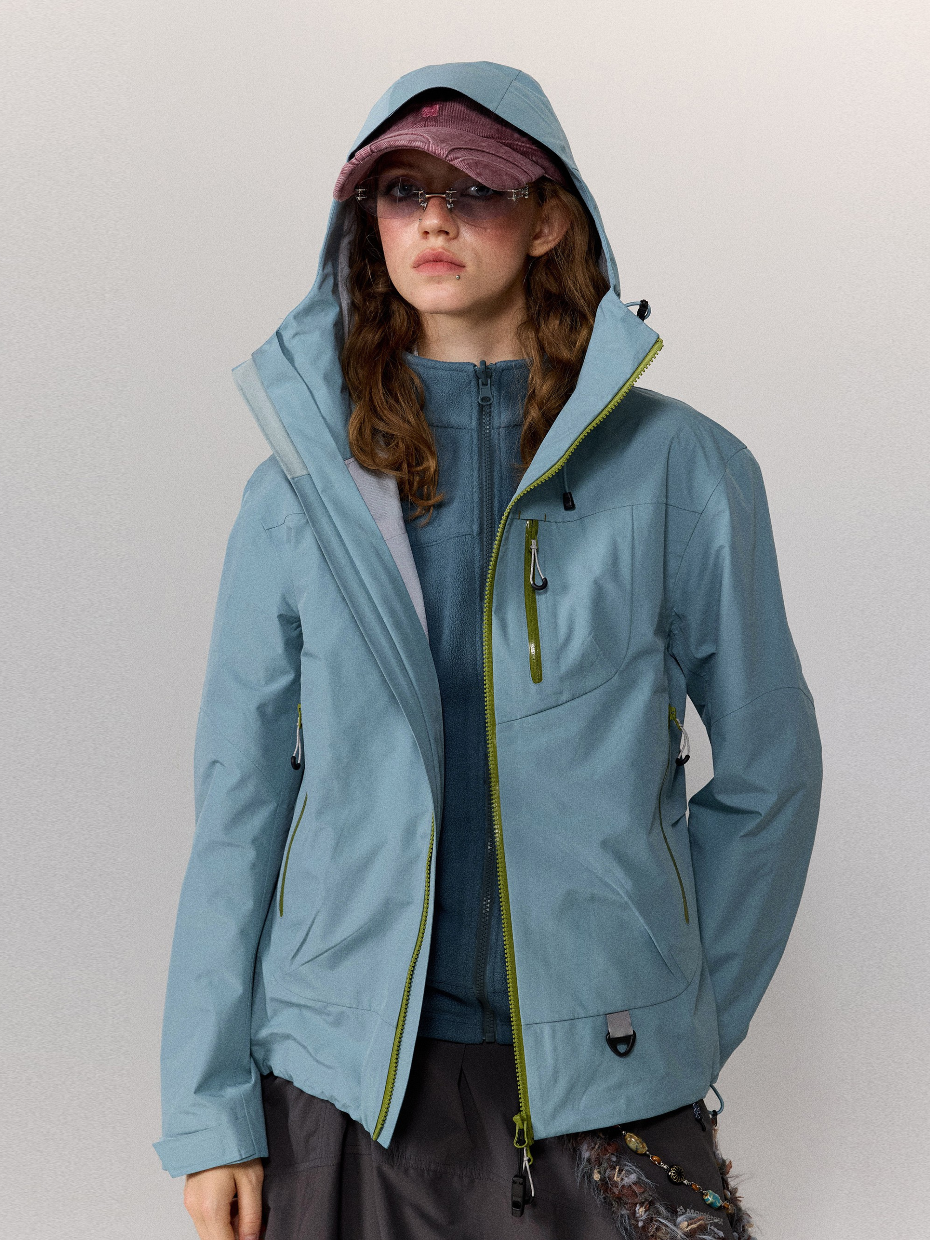 Emberpath - Unisex Waterproof 3-in-1 Fleece Hard Shell Jacket