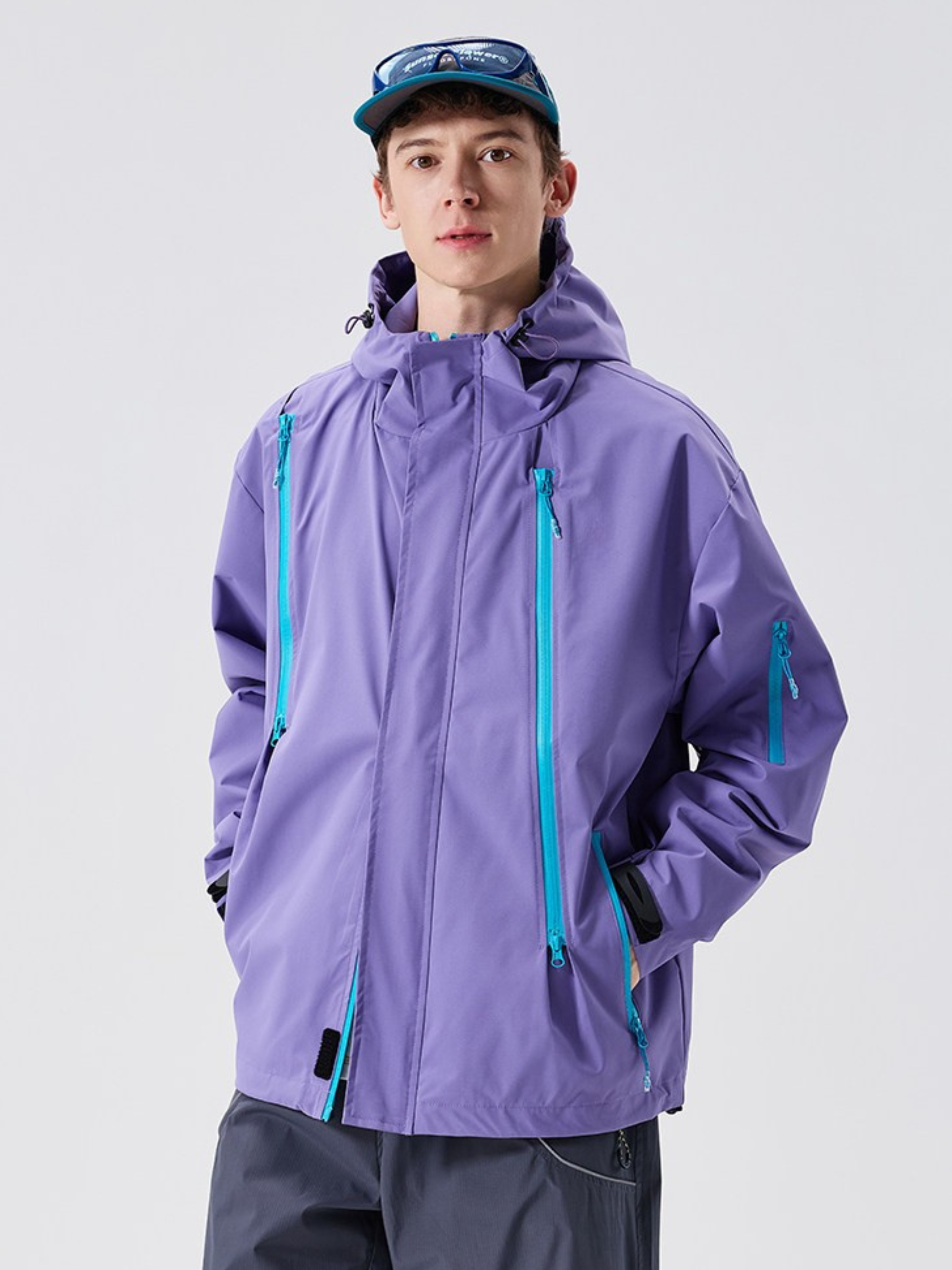 Nightpath - Water-Repellent Windproof Utility Shell Jacket
