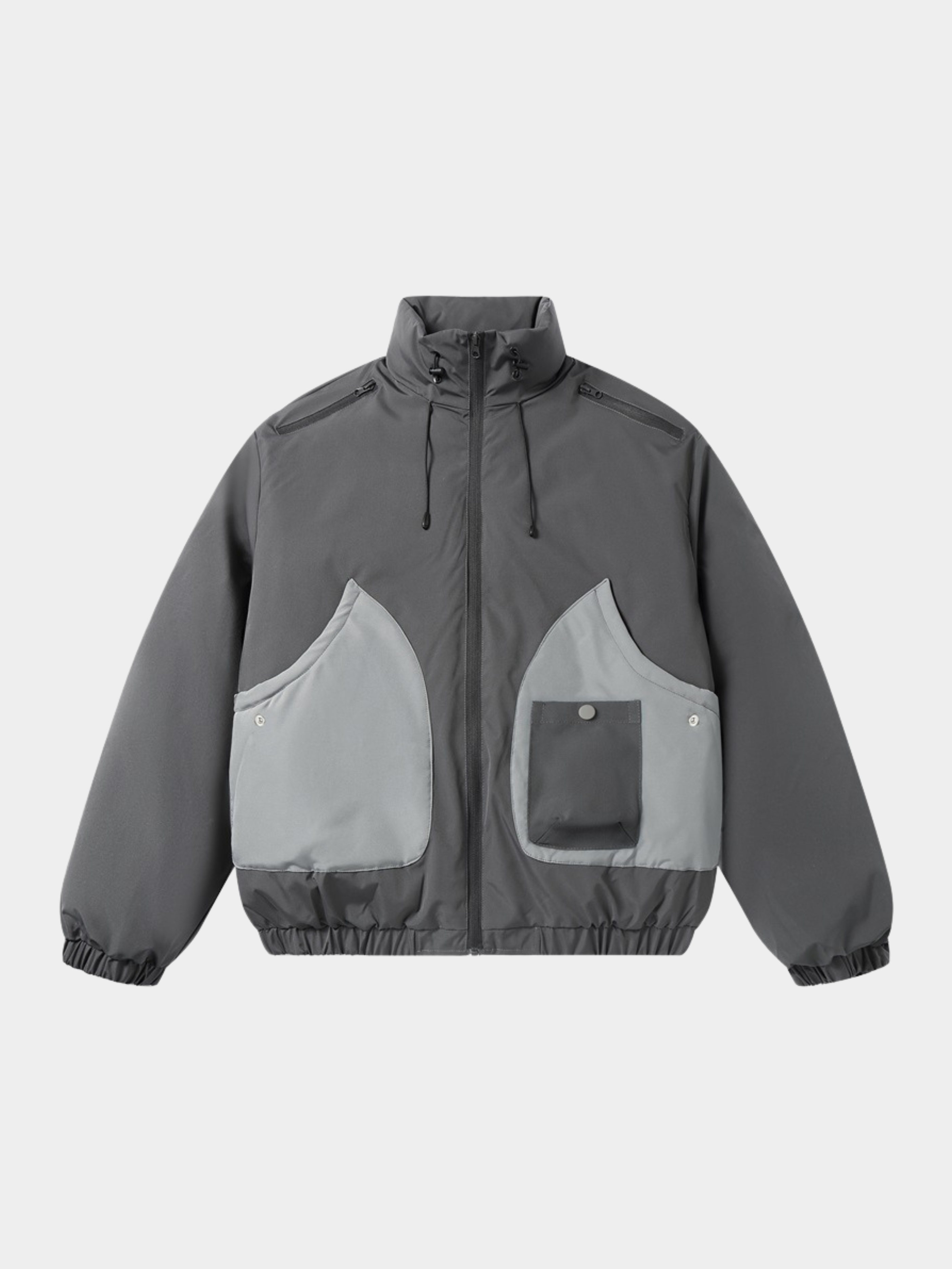 Explorer - Patchwork Pocket Stand Collar Insulated Jacket